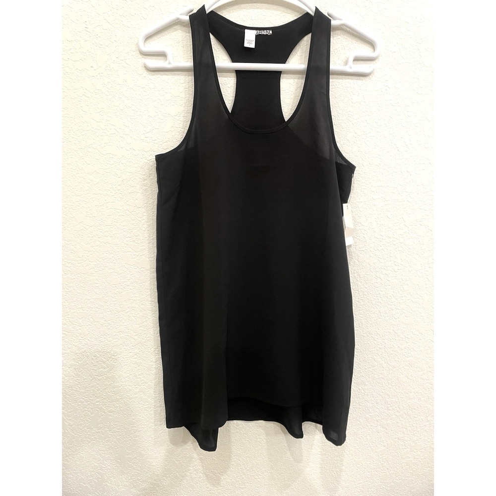NEW Abound Womens Lightweight Black Racerback Tank Top‎ Small Sheer Nordstrom
